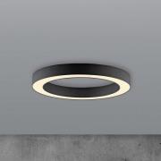 PURE LED plafondlamp Lines, Ø 35 cm, grafiet, CCT, afstandsbediening