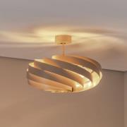 Euluna plafondlamp Vento, beige, Ø 60 cm