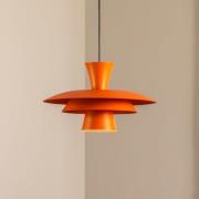 Hanglamp Plato, oranje, metaal, Ø 38 cm, E27