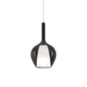 Ideal Lux hanglamp Kalique 1, rookgrijs, Ø 18 cm