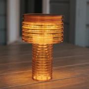 Newgarden LED tafellamp op zonne-energie Ambar, oranje, PMMA, IP44