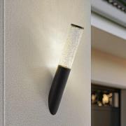 Lindby buitenwandlamp Gavros, 45 cm, zwart, aluminium