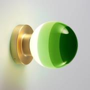 MARSET LED wandlamp Dipping Light A2, groen/goud
