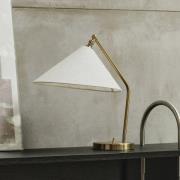 Gubi tafellamp Gräshoppa, wit, metaal/textiel, E14