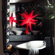 STERNTALER LED-ster, rood, Ø 55 cm, 18 punten, IP44