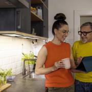 OSRAM LED meubelverlichting paneel 30 x 20 cm zwart CCT dimbaar