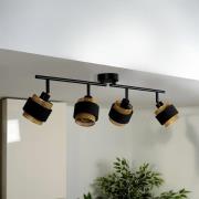 OSRAM plafondlamp Decor Spot Hornet, 4-lamps, zwart/goud