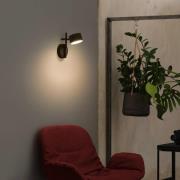OSRAM LED wandlamp Decor Kyoto, zwart, dimbaar, stekker