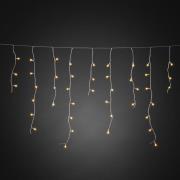 LED lichtgordijn ijsregen amber transp. 5m