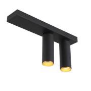X-Beam Plafondlamp Double Black Gold - Loom Design