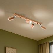 Envostar Peach Puff plafondspot cilinder 4-lamps