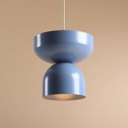 Hanglamp Api, blauw, Ø 30 cm, metaal