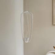 Hanglamp Pumpkin S, lichtgrijs, Ø 27 cm, metaal, GU10