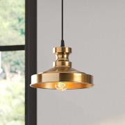 Hanglamp Berceste, goudkleurig, metaal, Ø 22 cm, E27
