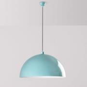 Hanglamp Kure, turquoise, metaal, Ø 60 cm, E27