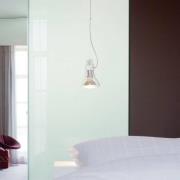 MARSET hanglamp Atlas, 3.000 K, Ø 11 cm, transparant