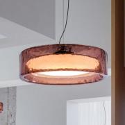 MARSET LED hanglamp Ringo, Ø 90 cm, rosé, TRIAC kunststof