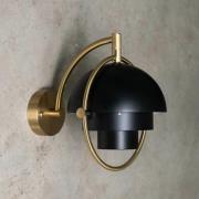 Gubi wandlamp Multi-Lite, zwart, metaal, G9