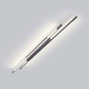 Helestra LED plafondlamp LEDA, titaniumgrijs, 150 cm, dimbaar