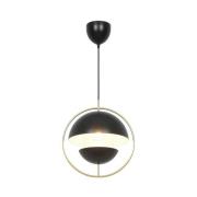 Hanglamp Tavia, zwart, Ø 33 cm, metaal