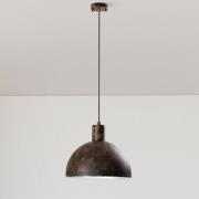 Hanglamp Kure, zwartbruin, metaal, Ø 30 cm, E27