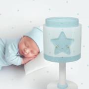 Kindertafellamp Baby Dreams, blauw, G4, Ø 15 cm