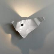 Knikerboker LED wandlamp Zona d'ombra, wit, 79 cm