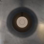 Knikerboker LED wandlamp DoppioZero, bruin/sahara, Ø 30 cm