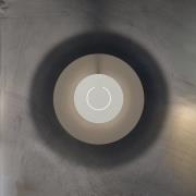 Knikerboker LED wandlamp DoppioZero, crème/wit, Ø 30 cm