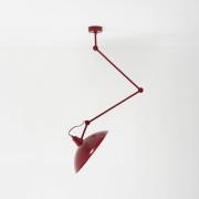 Hanglamp Melos, rood, Ø 36 cm, metaal