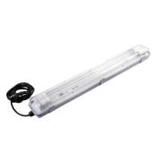 MEGAMAN planten lamp Rocca, breedte 10 cm, 2 x T8, IP65