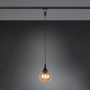 Spoor-hanglamp LUMINA voor DUOline, amberkleurig