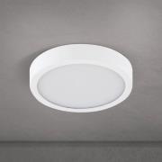 LED plafondlamp Disc, wit Ø 14 cm, CCT, metaal/kunststof