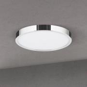 LED plafondlamp Disc, chroomkleurig, Ø 24 cm, CCT, metaal