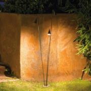 LED buiten vloerlamp Brisa, 3-lamps, kaki