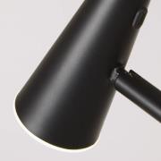 LED vloerlamp op accu 10450BK, zwart, hoogte 151 cm, metaal