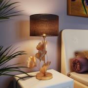 KARE tafellamp Flores, zwart/goud, metaal, 62 cm, E27