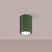 Plafondlamp ALORA, olijfgroen, Ø 7 cm, metaal, GU10