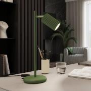 Tafellamp ALORA, hoogte 43 cm, olijfgroen, metaal, GU10