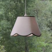 PR Home Hanglamp Nell, mosgroen, Ø 35 cm, E27, stof