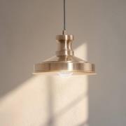 Hanglamp Berceste, goudkleurig, metaal, Ø 22 cm, E27