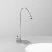 EGG DLS Zooom LED tafellamp, flexibele arm, platinakleurig