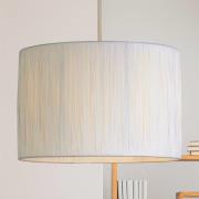 Hanglamp Morianna, wit, rotan, Ø 30 cm, E27