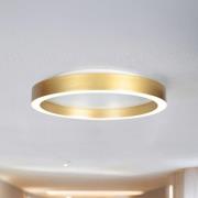 LED plafondlamp Ringlux goudkleurig, Ø 30 cm, metaal, 2.700 K