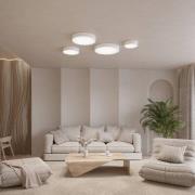 Plafondlamp Cleo 200, wit, sensor, IP20, Ø 20 cm, E27