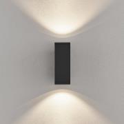 LED buiten wandlamp ShoreLine Pro Square up/down, donkergrijs