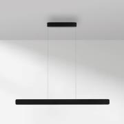 Paul Neuhaus LED hanglamp Q-Stretto, zwart, 120 cm