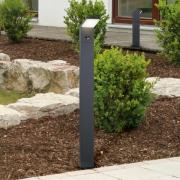 LED tuinpadverlichting PEARL hoogte 100 cm antraciet metaal IP54
