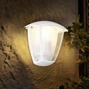 Buitenwandlamp VENTA, wit, aanliggende montage, hoogte 20 cm, IP44