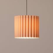 Hanglamp Aria, cappuccino, microvezel, E27